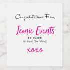 Congratulations Label with Your Logo