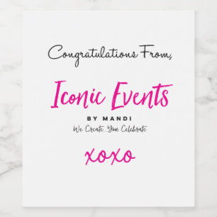 Congratulations Label with Your Logo