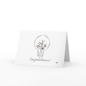 Congratulations Lightbulb Card