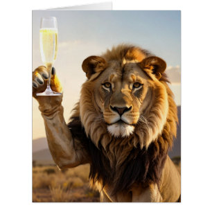 Congratulations Lion Cards