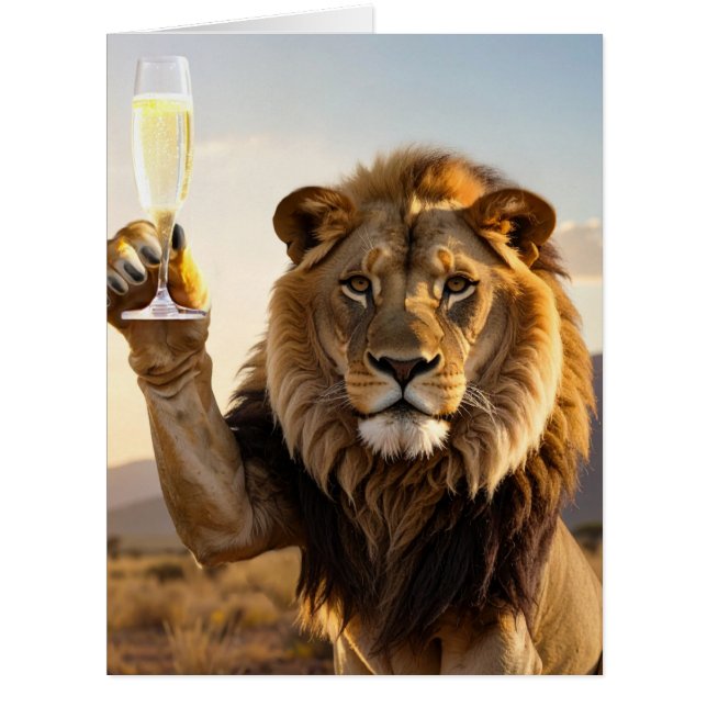 Congratulations Lion Cards (Front)