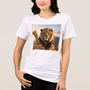 Congratulations Lion Tri-Blend Shirt