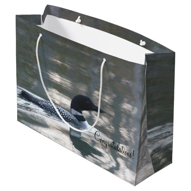 Congratulations Loon Bag (Back Angled)