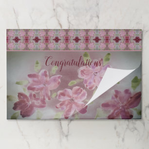 Congratulations Lovely Elegant Paper Placemat