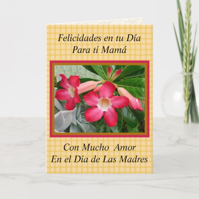 Congratulations Mama en el Las Madres Day 1021 Card (Front)