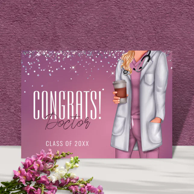Congratulations Medical Doctor Graduation Card | Zazzle