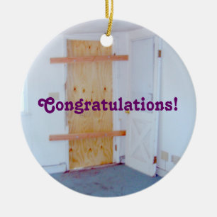 Congratulations Milestone Relationship Prize Ceramic Ornament