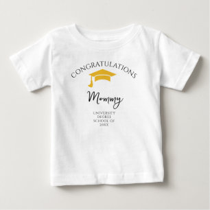 Congratulations Mommy Graduation Kids Baby T-Shirt