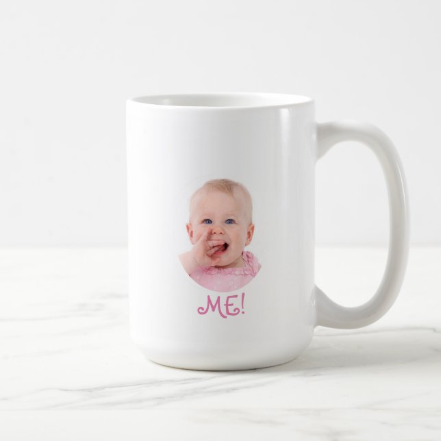 Congratulations Mommy New Baby Photo Template Coffee Mug (Right)