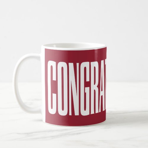 Congratulations mug