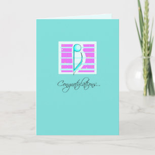 Congratulations Music Note Card