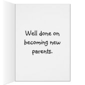 Congratulations New Baby Smiling Cartoon Caricatu (Inside (Right))