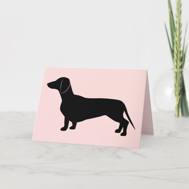 Congratulations New Dachshund Card (Front)