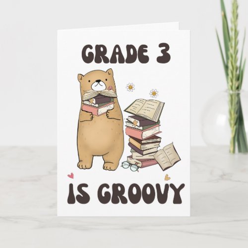 Congratulations New Grade 3 Teacher  Card