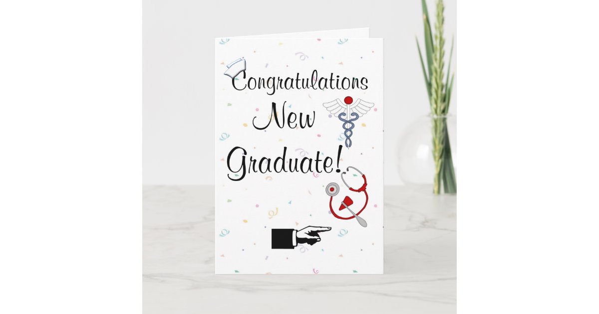 Congratulations New Graduate-Nurse Humor Card | Zazzle