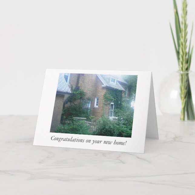 Congratulations/new home card (Front)