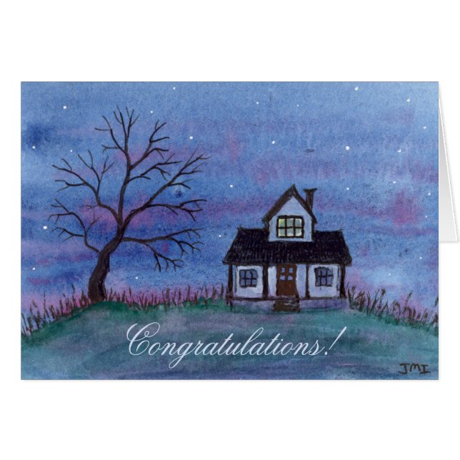 Congratulations New Home Cards (Front Horizontal)