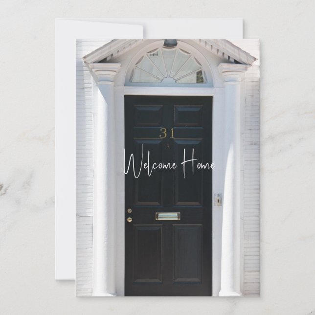 Congratulations New Home Flat Greeting Card (Front)