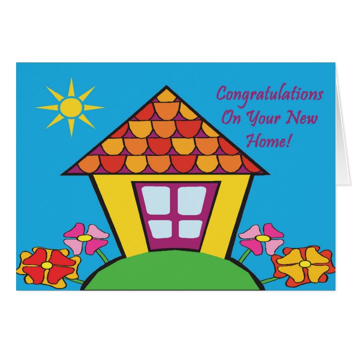 Congratulations New Home Greeting Cards