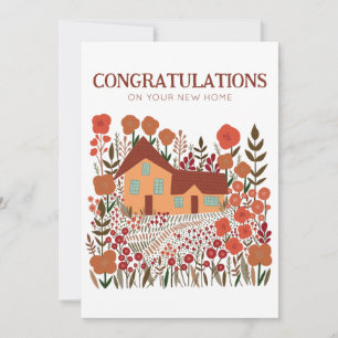 CONGRATULATIONS New Home Housewarming Farmhouse  Card