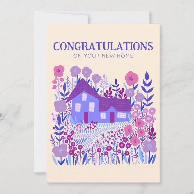 CONGRATULATIONS New Home Housewarming Farmhouse  Card (Front)