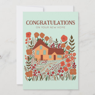 CONGRATULATIONS New Home Housewarming Farmhouse Card