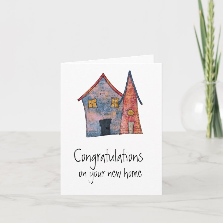 congratulations New Home Note Card | Zazzle