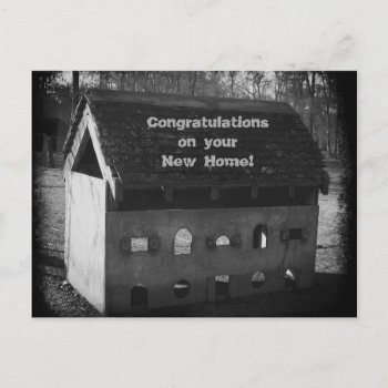 Congratulations New Home Postcard by TheHopefulRomantic at Zazzle