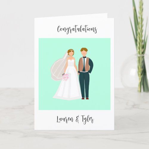Congratulations New Marriage  Personalized Card