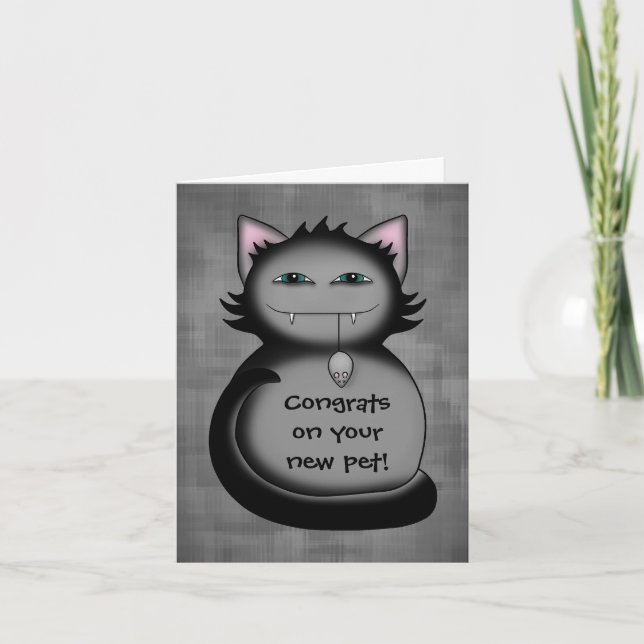 Congratulations new pet card (Front)