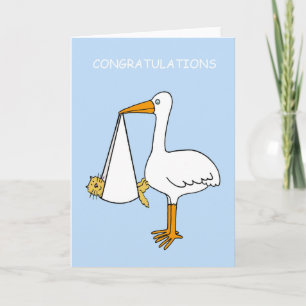 Congratulations New Pet Cat Kitten Cartoon Card