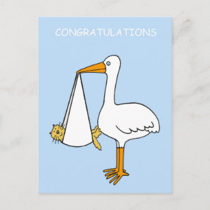 Congratulations New Pet Cat Kitten Cartoon Postcard