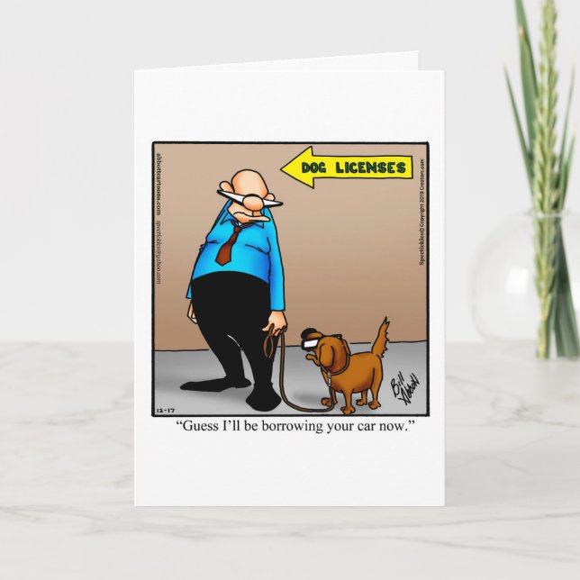 Congratulations New Pet Humor Greeting Catd Card (Front)