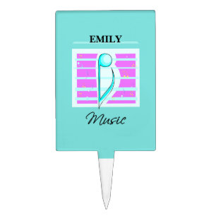 Congratulations Note, Musical Performance Cake Topper