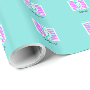 Congratulations Note, Musical Performance Wrapping Paper
