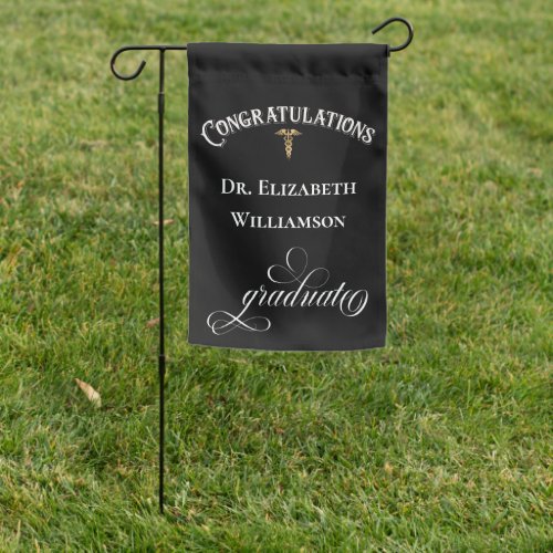 Congratulations Nurse Doctor Physician Caduceus Garden Flag