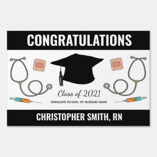 Congratulations Nurse Graduate Class of 2021 Sign