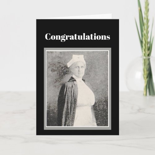 Congratulations Nursing Graduation Vintage Card