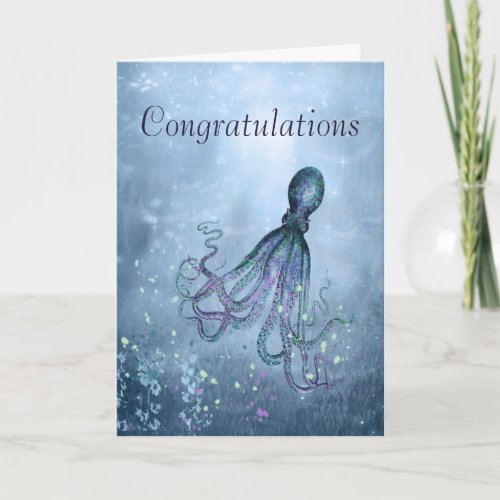 Congratulations Octopus Could Hug You Card