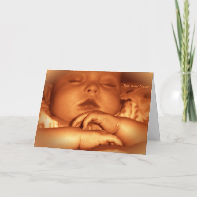 Congratulations on a new baby card (Front)