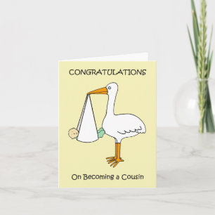 Congratulations on Becoming a Cousin Card