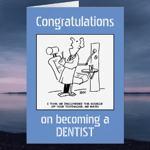 Congratulations on Becoming a Dentist Cards