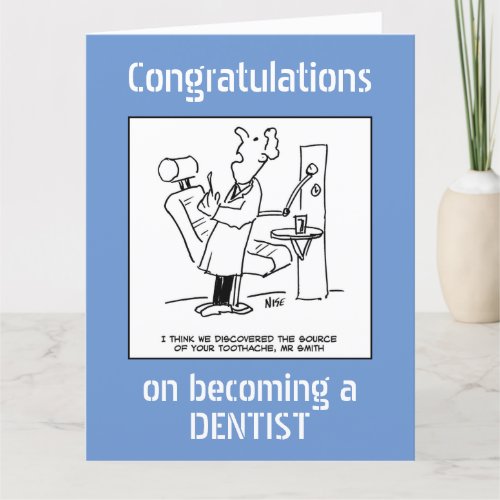 Congratulations on Becoming a Dentist Thank You Card