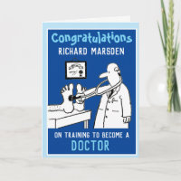 Congratulations on Becoming a Doctor Card