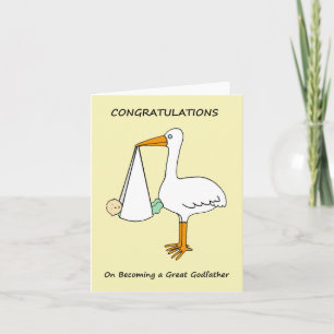 Congratulations on Becoming a Great Godfather Card