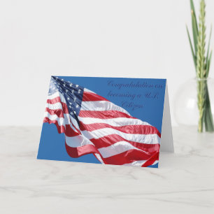 Congratulations On Becoming A US Citizen Card