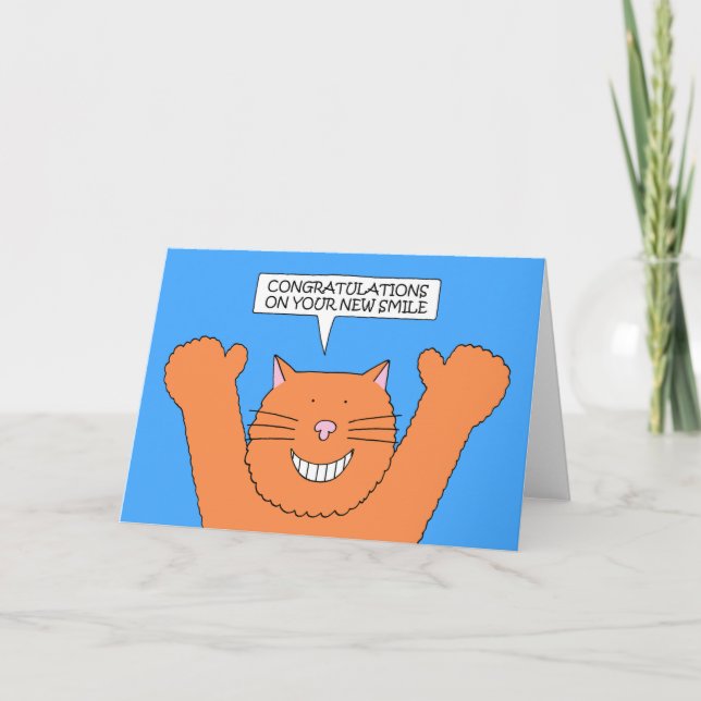 Congratulations on Dental Work Card (Front)