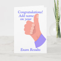 congratulations cards for exam results