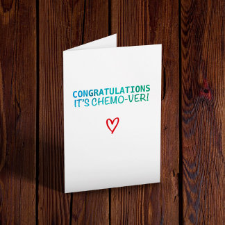 Congratulations On Finishing Chemo Card