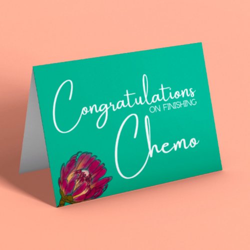 Congratulations on finishing Chemo  Card